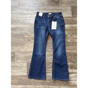 Love Soho boot cut dark wash jeans‎ Size 13 Low Rise Denim